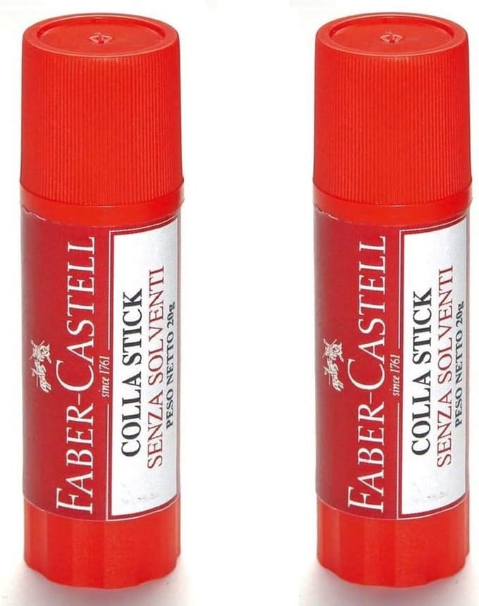 Lijmstiften Set van 2 (20g) - Oplosmiddelvrij en Niet-giftig - Ideaal voor Papier en Karton