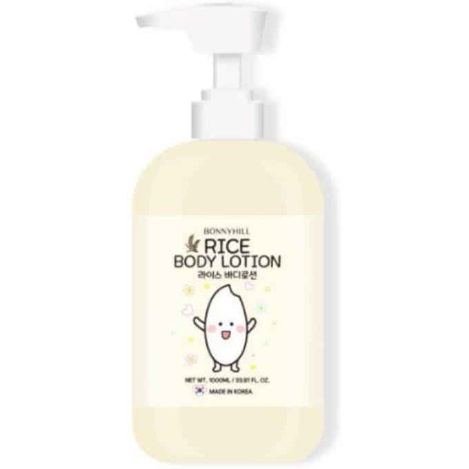 Bonnyhill Rijst Bodylotion 1L – Hydraterende Voedende Bodylotion white