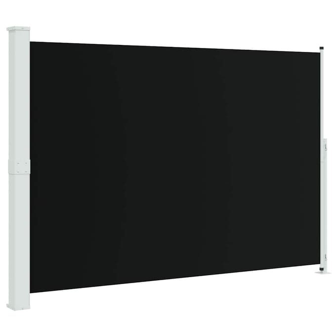 vidaXL - Tuinscherm - uittrekbaar - 200x314 - cm - zwart