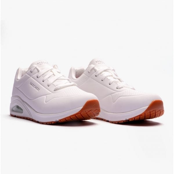 Skechers Work Uno Slipresistant Sneaker - Dames - Wit