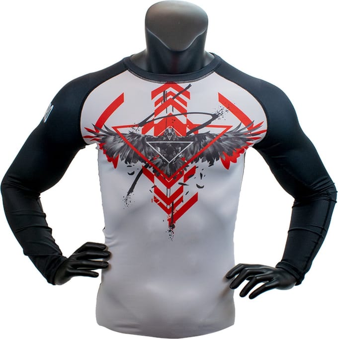 Super Pro Combat Gear Rashguard LongSleeve RAVEN Extra Large