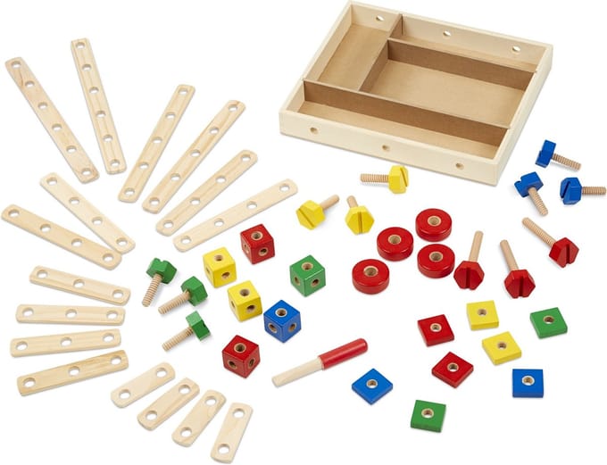 Melissa & Doug Houten Bouwset - 48 delig