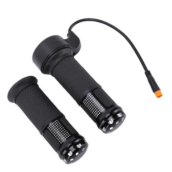 Poignée d'accélérateur étanche 3 broches M8 ABS Poignée d'accélérateur pour Scooter Électrique de Conversion black