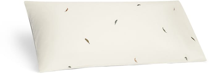 Yumeko kussensloop katoensatijn multicolor feather 40x80 - Bio, eco & fairtrade - 1 stuk