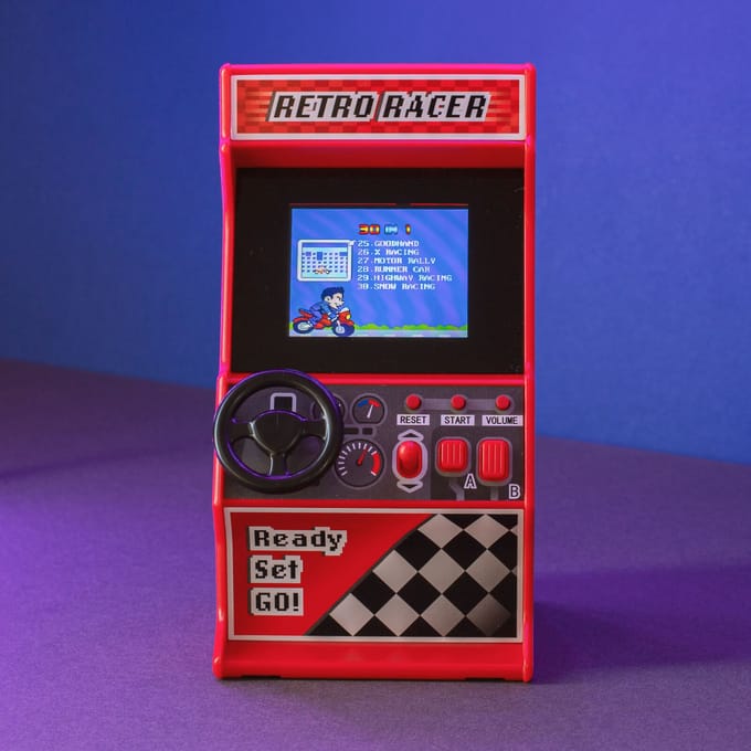 Elektronische spellen Thumbs Up! Retro Mini Arcade Racing