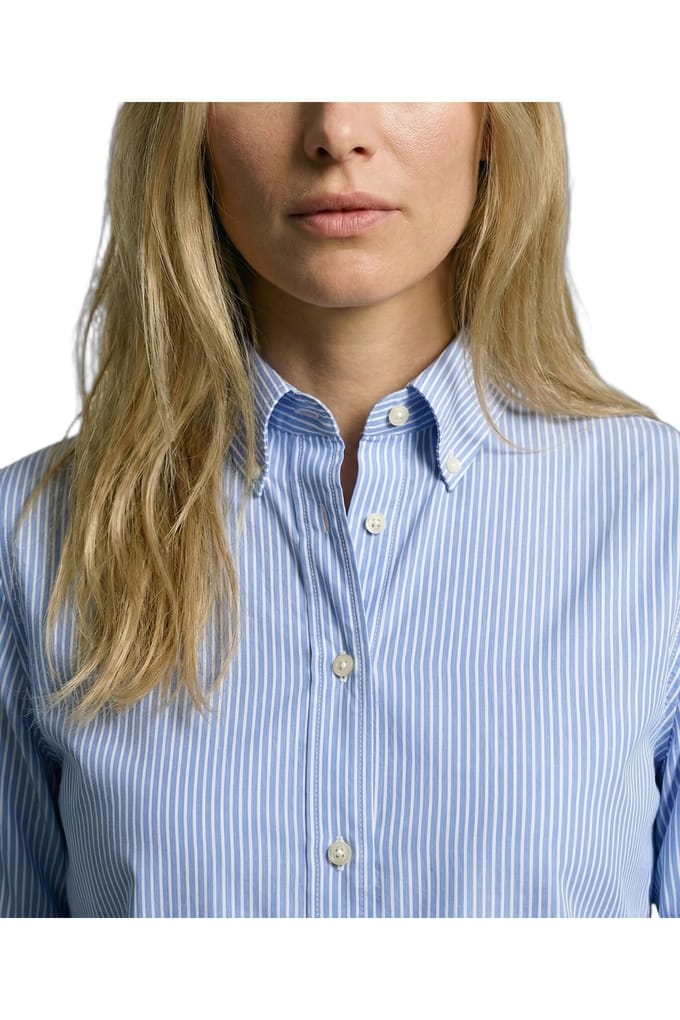 McGregor Poplin Stripe Shirt Light Blue Taglia: M | Magliette intime Outlet | Donna | Blu