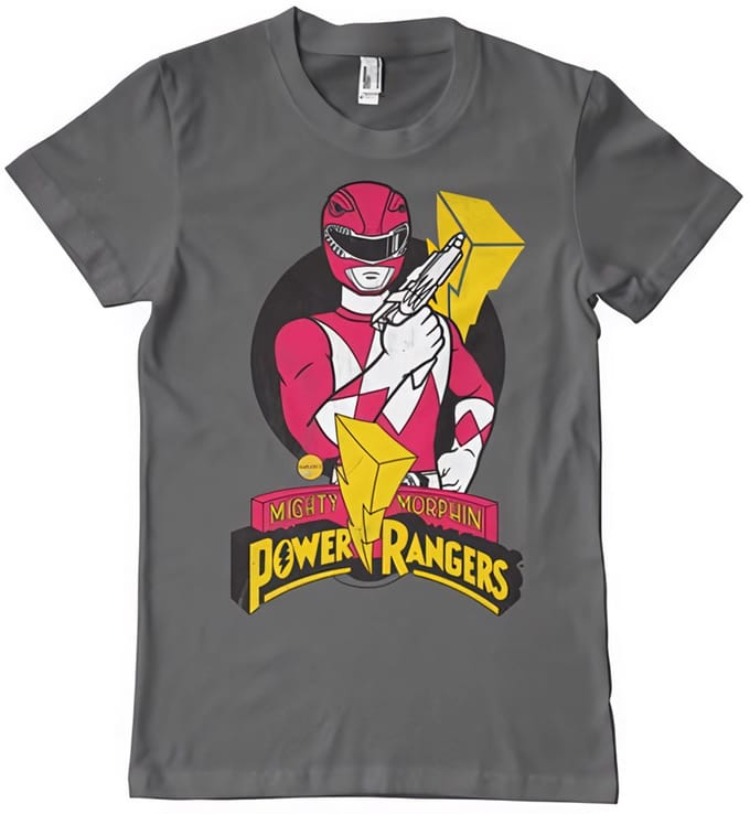 Power Rangers T-shirt met Red Ranger-pose