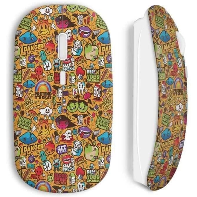 Souris Sans Fil Cliparts yellow
