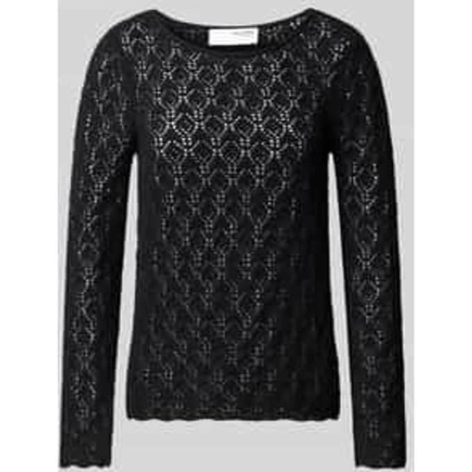 Gebreide pullover met ronde hals, model 'NIVA'