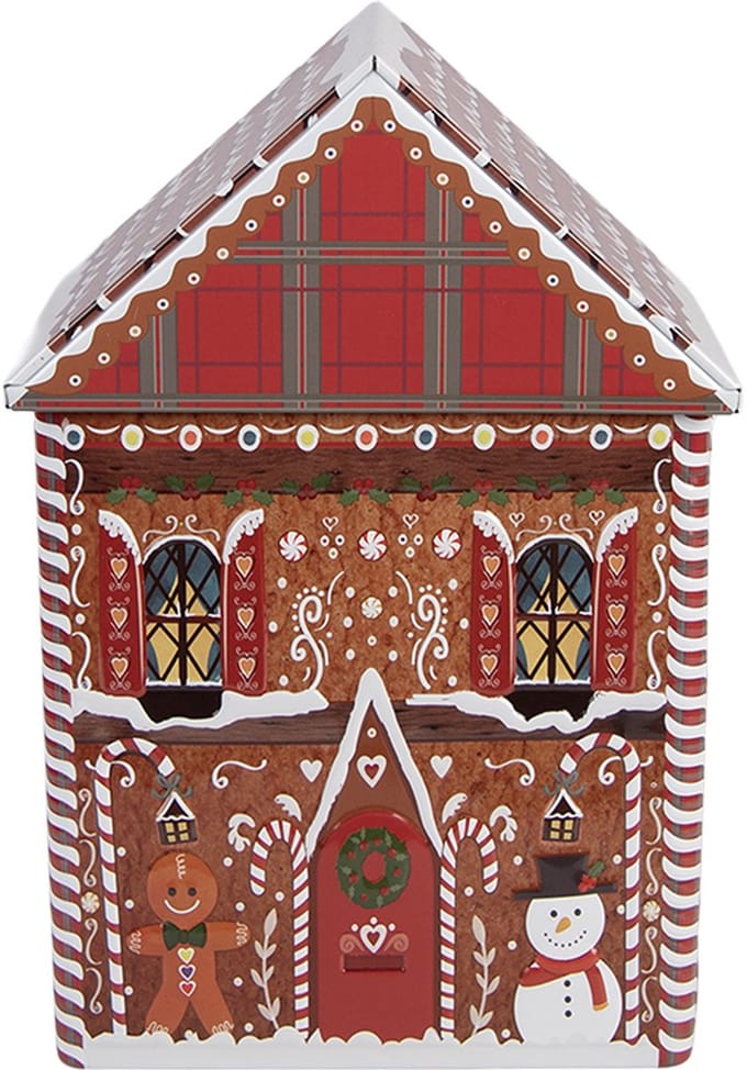 Clayre & Eef Bewaarblik 14x9x21 cm Bruin Metaal
