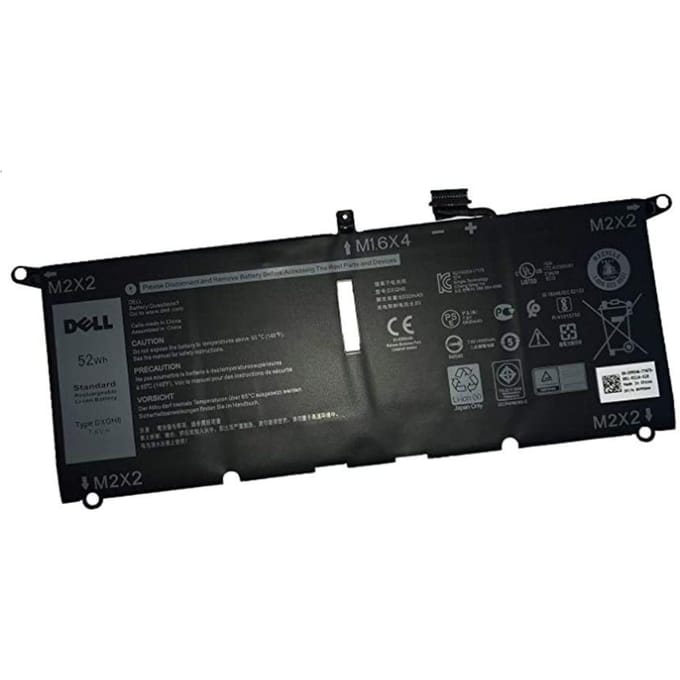 Dell Original XPS 13 (9370 9380) / Latitude 3301 4-Cell 52Wh Battery - DXGH8