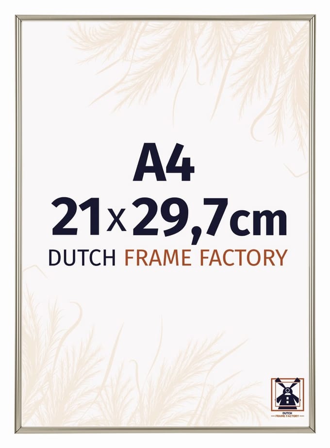 Fotolijst A4 21x29,7 cm - Kunststof - Champagne - Angers