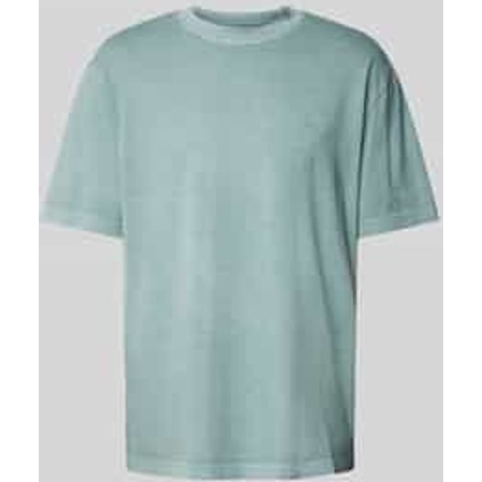 T-shirt met labeldetail