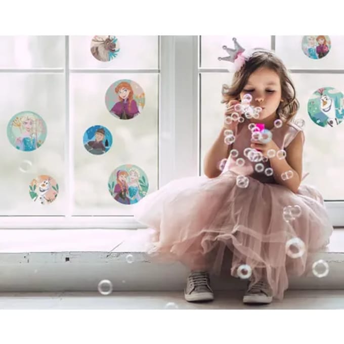 Komar Raam Sticker Frozen Royal Bubbles