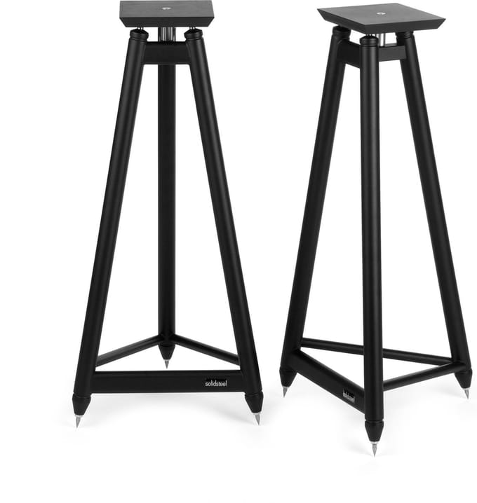 SolidSteel SS-7 boekenplank speakerstandaard (zwart)