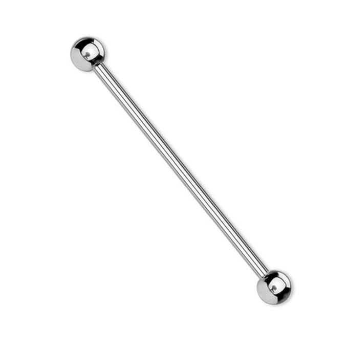 Industrial piercing titanium basis 32 mm - zilver - LMPiercings