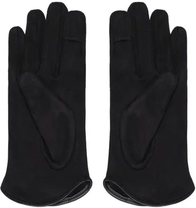 Zwarte Handschoenen - Herfst/Winter - Zwart - Imitatie Suede