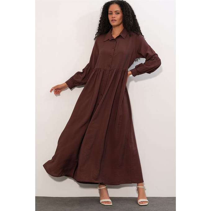 Losse Maxi Shirtjurk