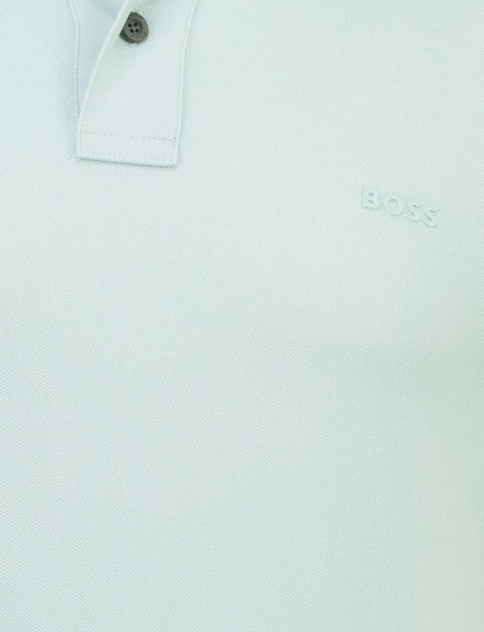 poloshirt turquoise Boss Orange Prime 2-knoops