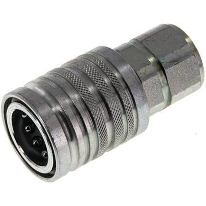 Stalen DN 12.5 Hydraulische Koppeling Snelkoppeling M22x1.5 Binnendraad ISO 7241-1 A D 20.5mm