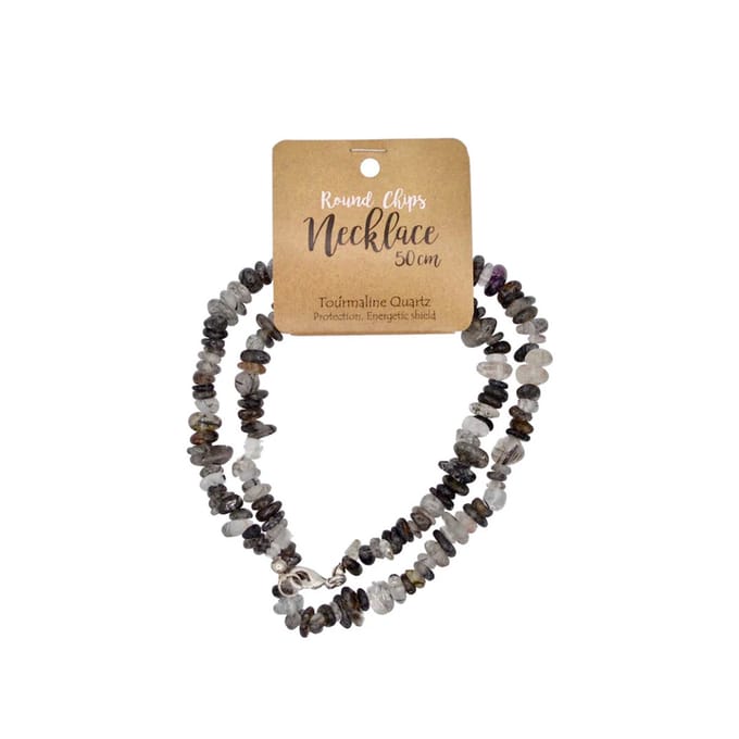 Splitcollier Tourmalijn kwarts