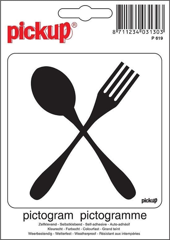Pickup Pictogram 10x10 cm - Restaurant