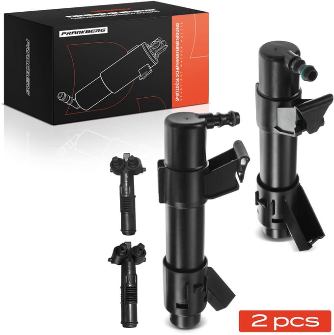 Frankberg 2x Sproeier Koplampreiniging Voor voor VW Scirocco 137 138