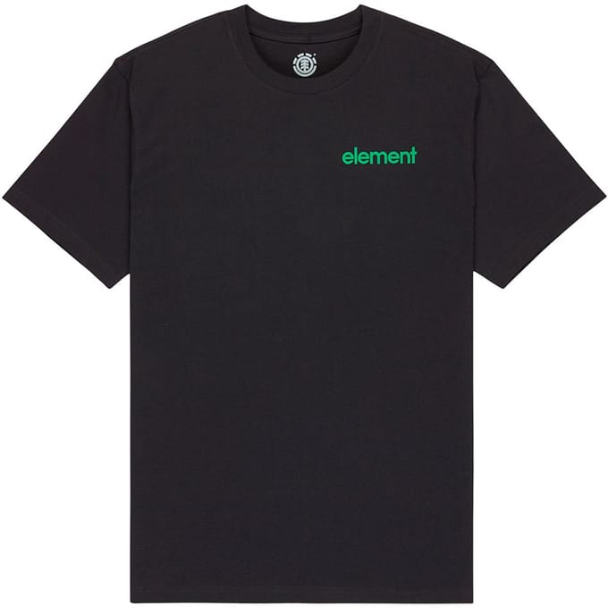 Element Stone Age T-shirt Met Korte Mouwen Zwart S Man