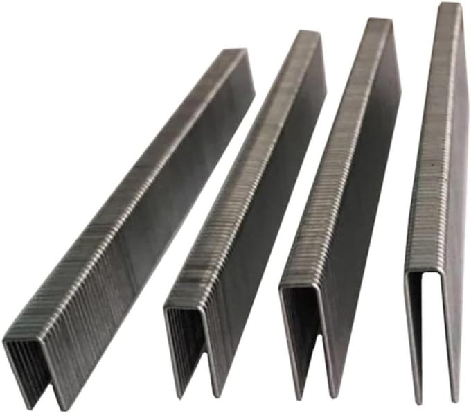 Elektrische Tacker - Nietpistool Tacker - Doe-het-zelf Timmerwerk - Roestbestendig Staal - 4 mm Breed - One Color