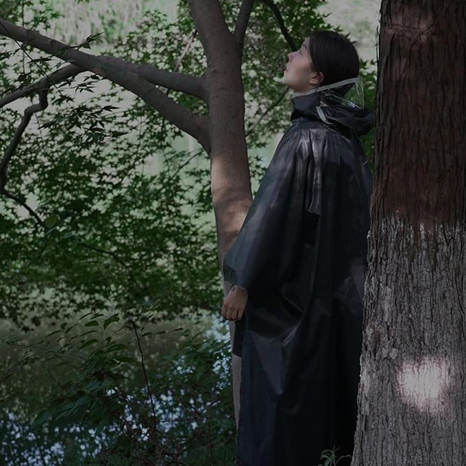 Manteau de pluie imperméable à capuche, Poncho de pluie léger et réutilisable pour la randonnée et le Camping Type C noir