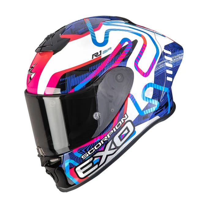 Volle motorhelm Scorpion Exo-R1 Evo II Air Cornering