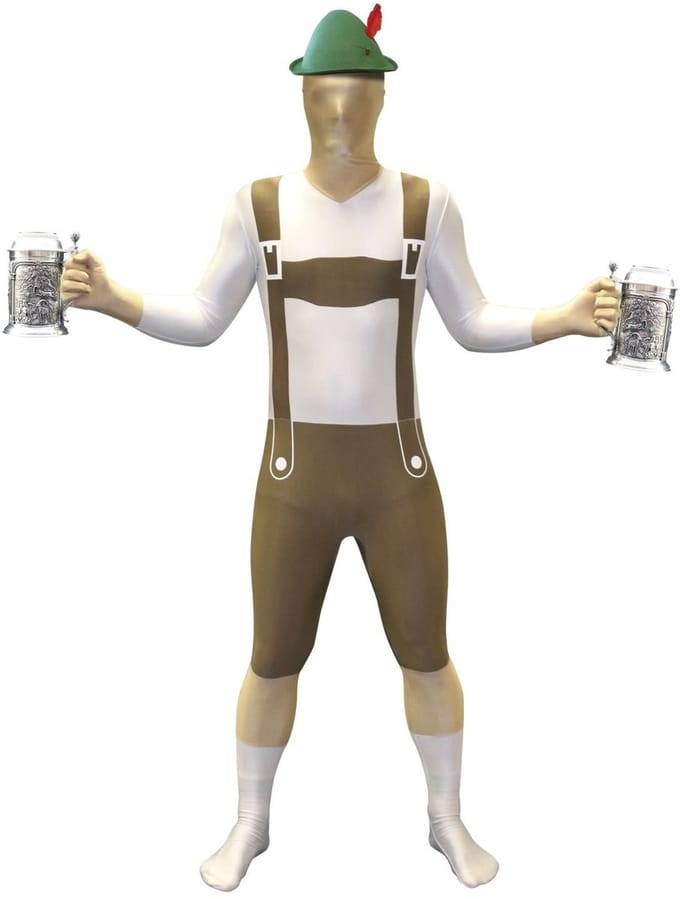 Lederhosen Morphsuit - Maat XXL