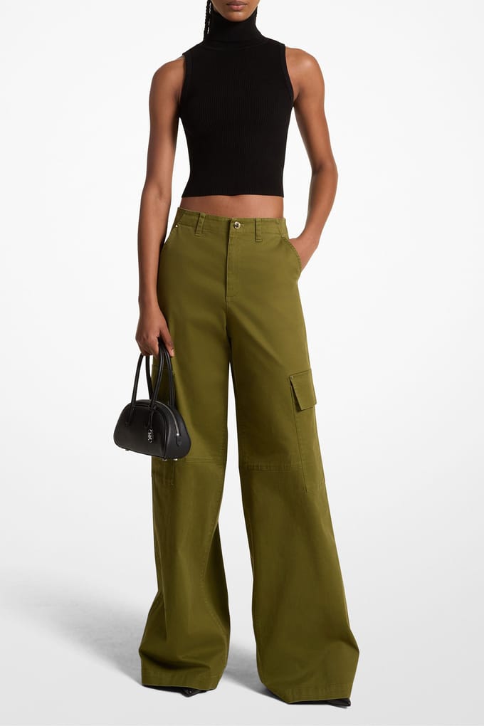 Michael Kors Slouch Cargo Pants Evergreen Taglia: 12 | Pantaloni da completo Outlet | Donna | Verde