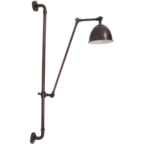 KS Verlichting Wandlamp Reno brass