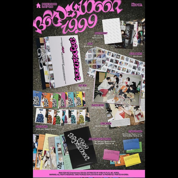 BOYNEXTDOOR - 3e EP [19.99] NO POB_Nice ver.