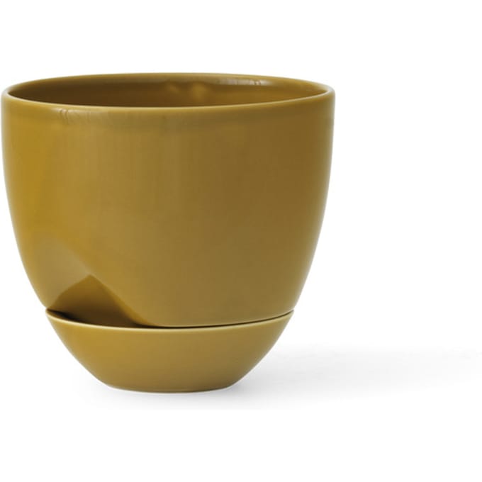 Audo Hydrous Bloempot - oker - Ø 12 cm
