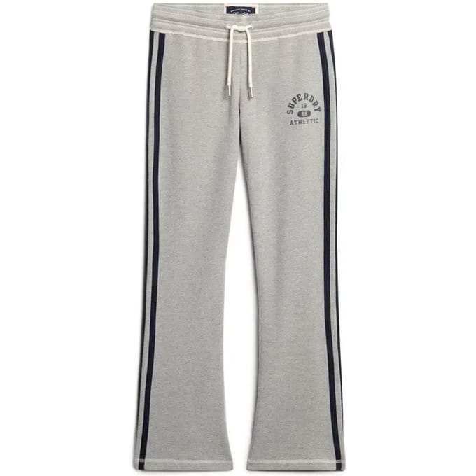 Vrouwelijke flared joggingbroek met strepen Superdry Athletic Essentials