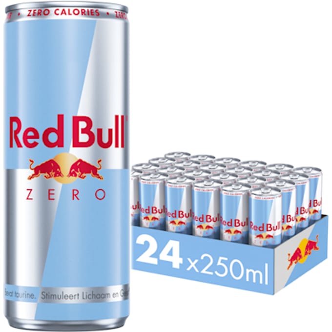 Red Bull Suikervrije Energiedrank - 24 x 250 ml