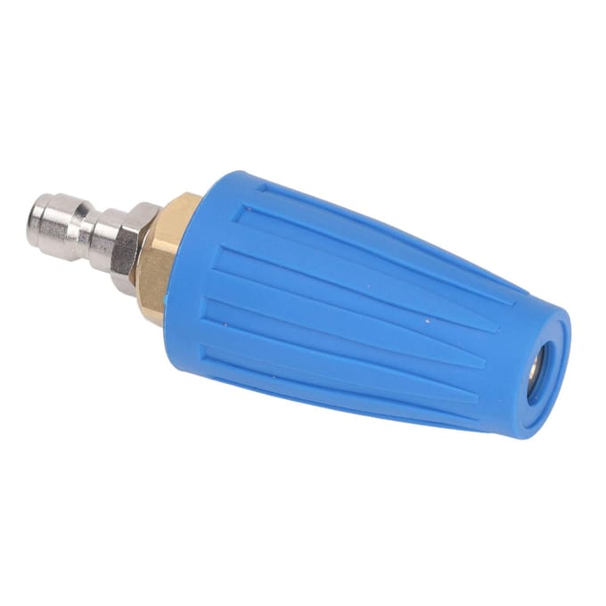 Buse de Laveuse Haute Pression 1/4 pouce Connecteur Rapide Laveuse Haute Pression 4000PSI Nettoyage Buse Rotative Trou 045 blue