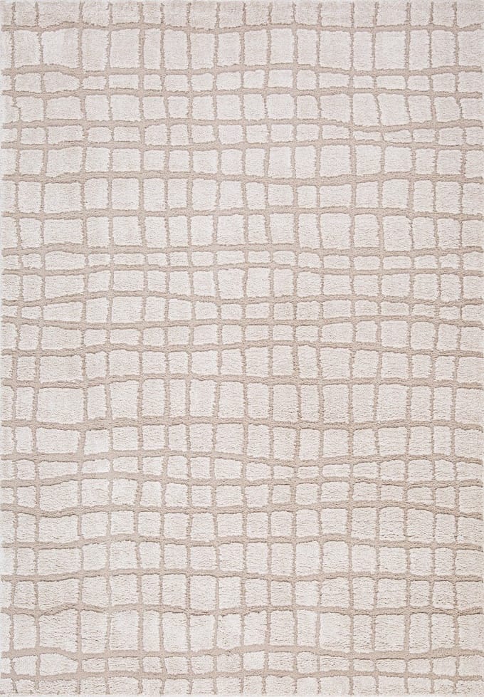 Scandinavisch vloerkleed Malin zand - 140 x 200 cm - (S)