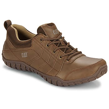 Caterpillar Instruct Suède Heren Donkerbeige Veterschoenen