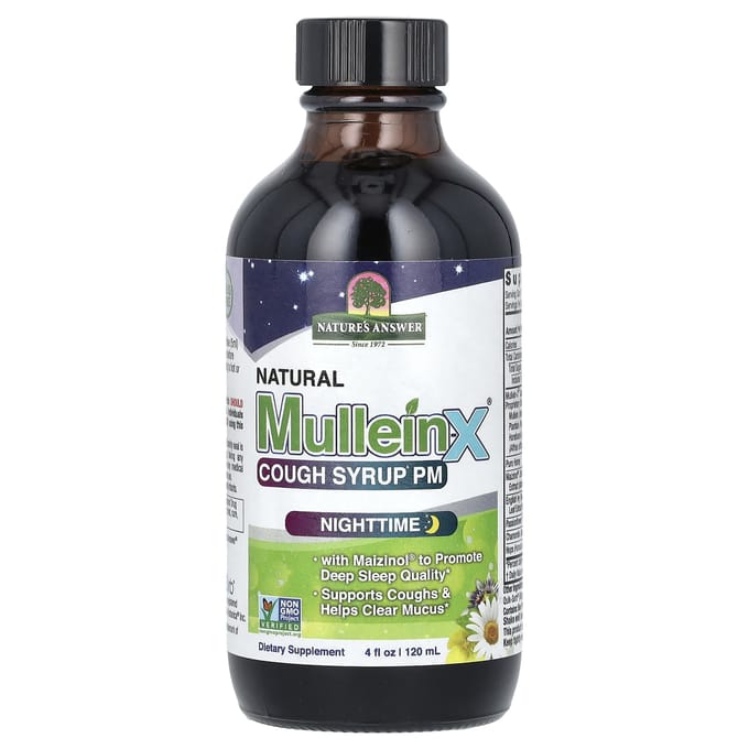 Nature'S Answer, Natuurlijke Toorts-X Hoestsiroop Pm, Nacht, 120Ml(4 fl oz)