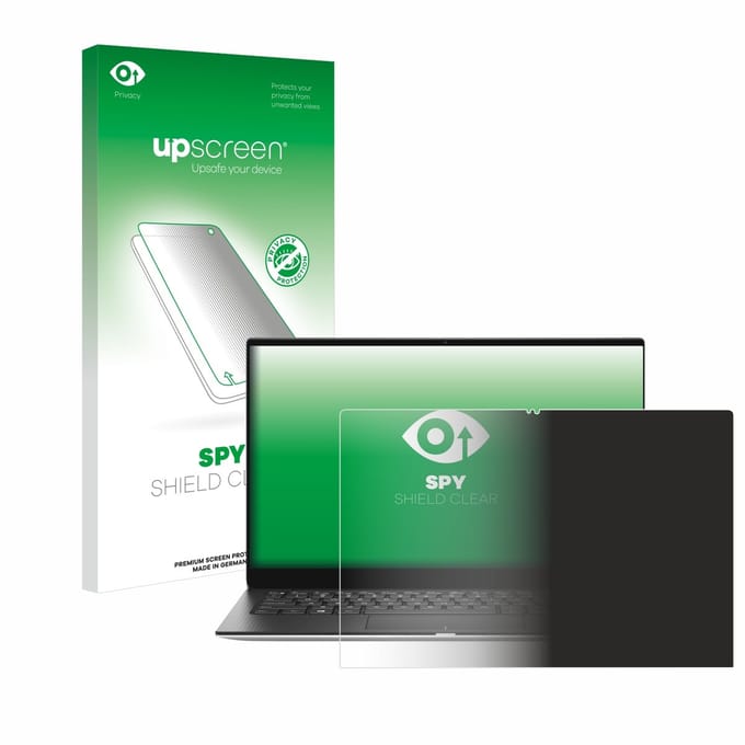 upscreen - privacy screenprotector voor Dell XPS 13 9310 2-in-1 - Folie Beschermfolie Blauwlichtfilter