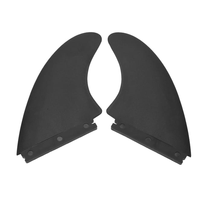 1 Paar Paddleboard Vinnen Vervanging Windsurfen PVC Surfboard Longboard Staartvin G7 black