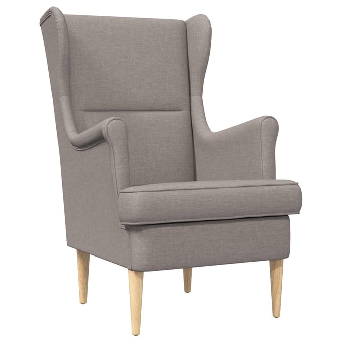 vidaXL - Fauteuil - Taupe - Stof
