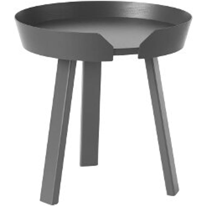 Muuto - Around bijzettafel - antraciet - 4 - 6 Wochen