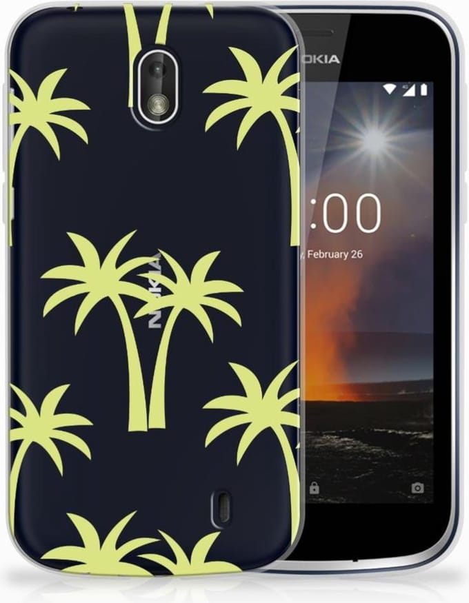 Nokia 1 TPU Case Palmtrees