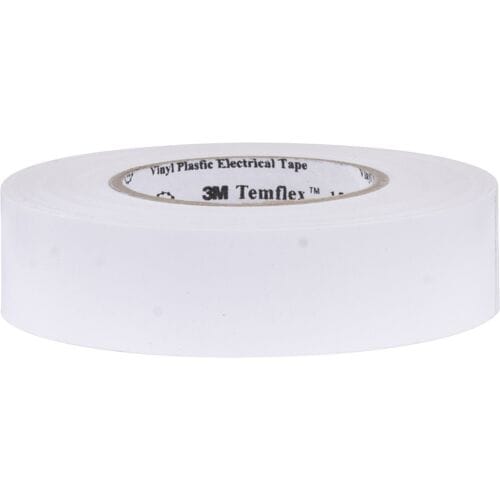 MMM zelfkl tape Temflex 1500, PVC, wit, (lxb) 20mx19mm, UV-bestendig
