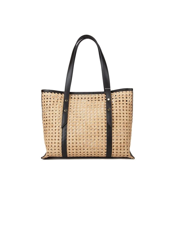 Giulia Monti Schoudertas Beige/Zwart