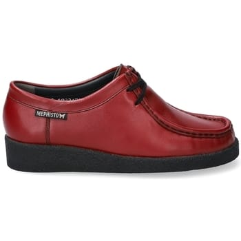 Mephisto Christy - dames veterschoen - rood - maat 35.5 (EU) 3 (UK)